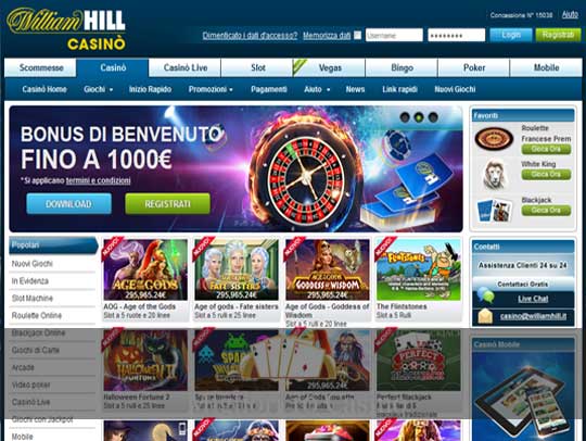 william hill casino online